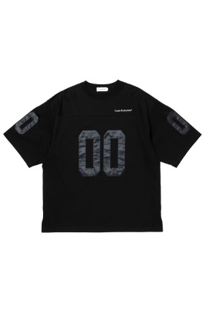 Plaited Jersey Football S/S Tee - Black (CTE-26S308)