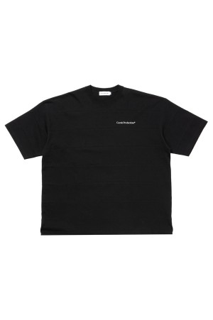 Plaited Jersey Paneling Border S/S Tee - Black (CTE-26S310)