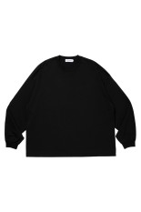 Spanish Pima Boxy L/S Tee - Black (CTE-26S311)
