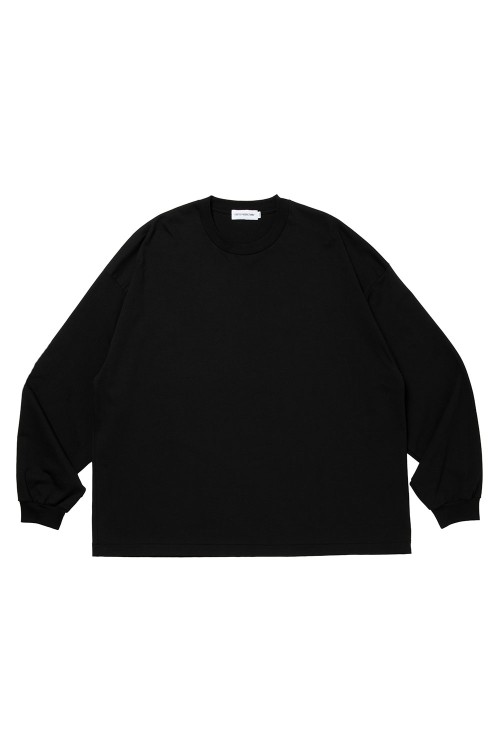 トップス Spanish Pima Boxy L/S Tee Spanish Pima Boxy L/S Tee - Black (CTE-26S311) | セレクトショップ