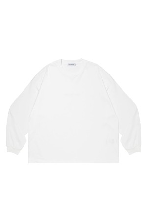 Spanish Pima Boxy L/S Tee - White (CTE-26S311)
