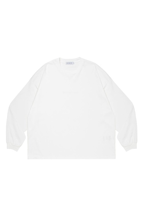 Spanish Pima Boxy L/S Tee - White (CTE-26S311) | セレクトショップ 