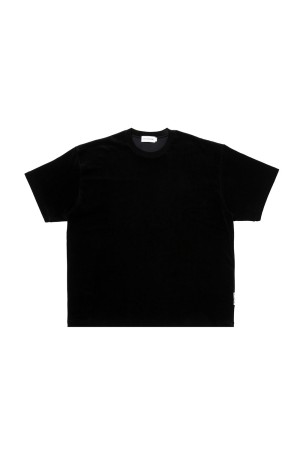 Velour S/S Tee - Black (CTE-26S317)
