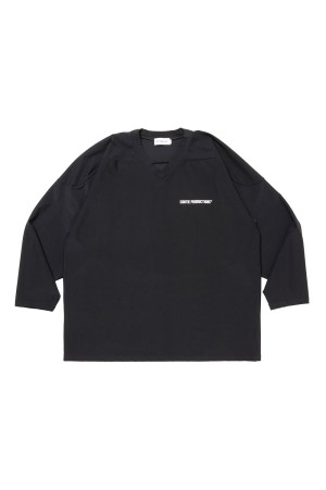Frost Weave Hockey L/S Tee - Black (CTE-26S333)