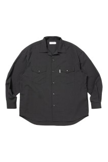T/W L/S Scout Shirt - Black (CTE-26S401-PLAIN)