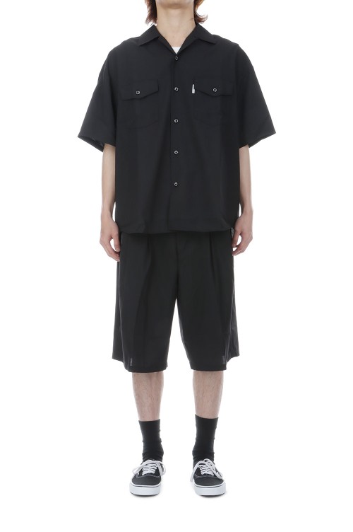 T/W 2 Tuck Easy Shorts - Black (CTE-26S103-PLAIN) | セレクト