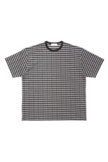 Supima Jacquard Border S/S Tee - Black (CTE-26S330)