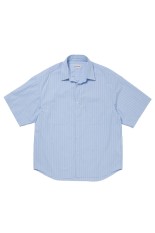 Stripe Broad S/S Shirt - Saxe (CTE-26S406)