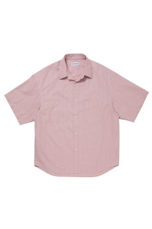 Stripe Broad S/S Shirt - Pink (CTE-26S406)