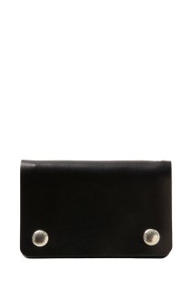 Leather Trucker Wallet - Black (CTE-26S518)