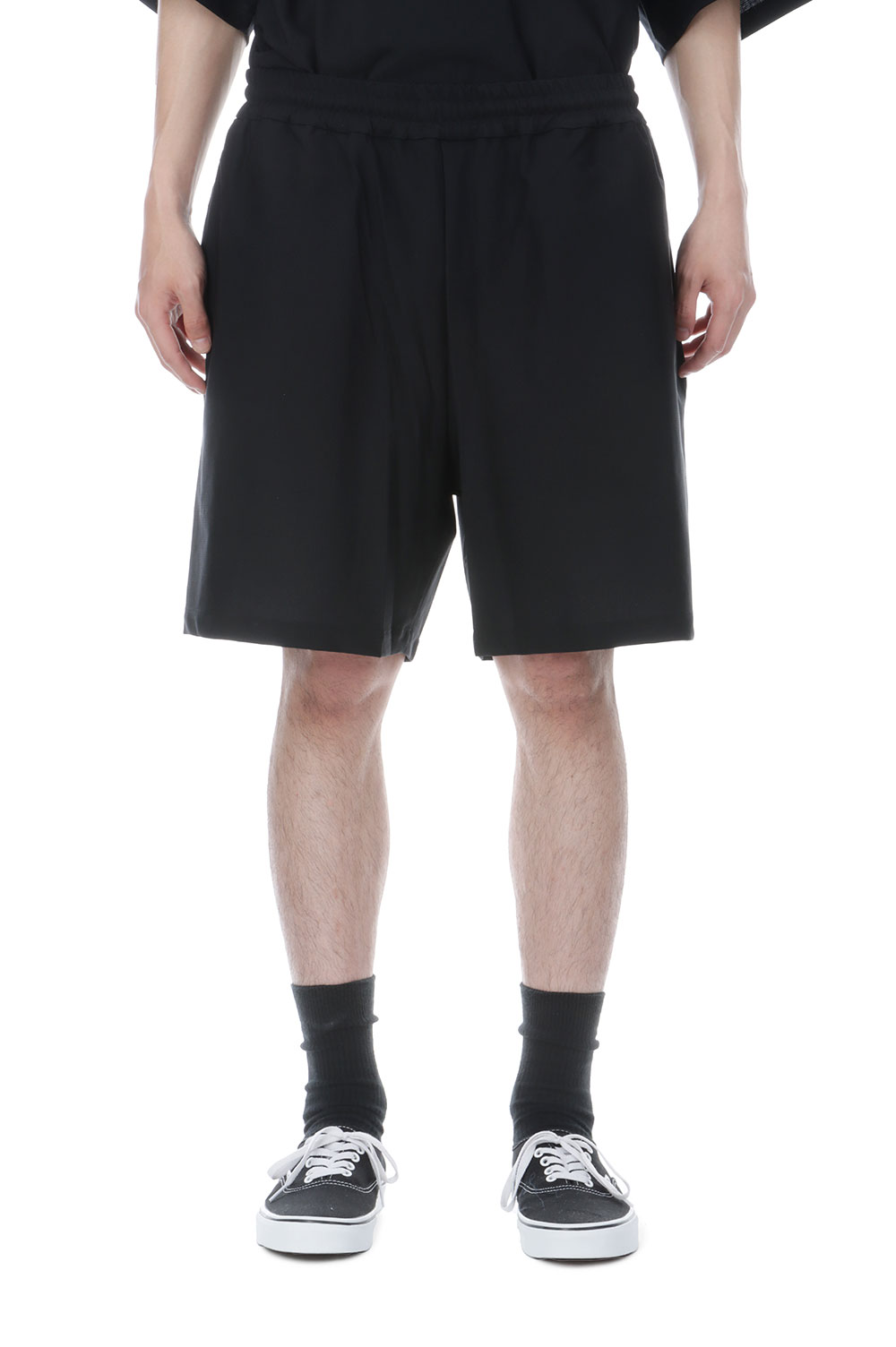 Frost Weave Track Shorts - Black (CTE-26S127) | セレクトショップ