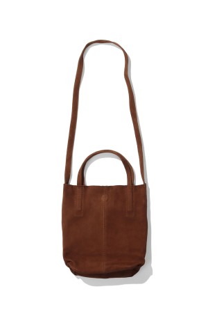 2WAY SMALL TOTE  (OIL SUEDE) - BROWN (SS/SL-1)