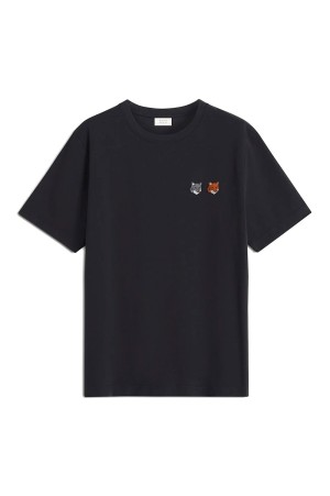 DOUBLE FOX HEAD COMFORT TEE- SHIRT - ANTHRAC (OM011CFKJ7025)