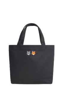 DOUBLE FOX HEAD TOTE - ANTHRAC (OW511CFWW0096)