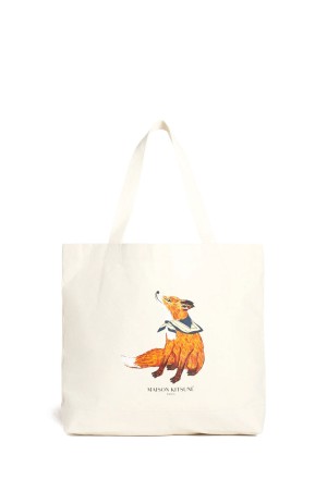 DREAMING FOX TOTE - ECRU (QU05130WW9042)