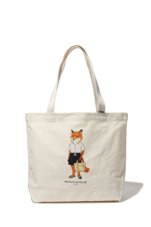 DRESSED FOX TOTE - ECRU (QU05108WW9042)