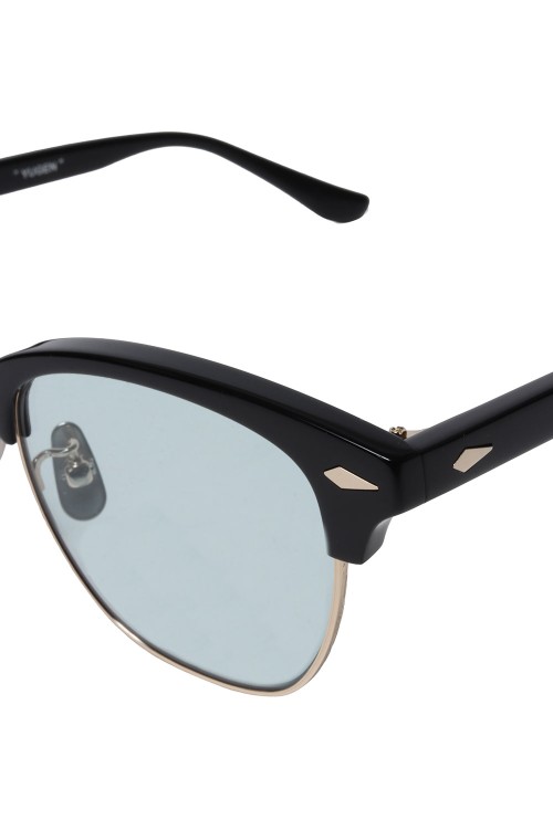 [美品]NOCHINO OPTICAL YUGEN NOCHINO OPTICAL / YUGEN / #1 GLOSS BLACK & CHAMPAGNE GOLD - CLEAR