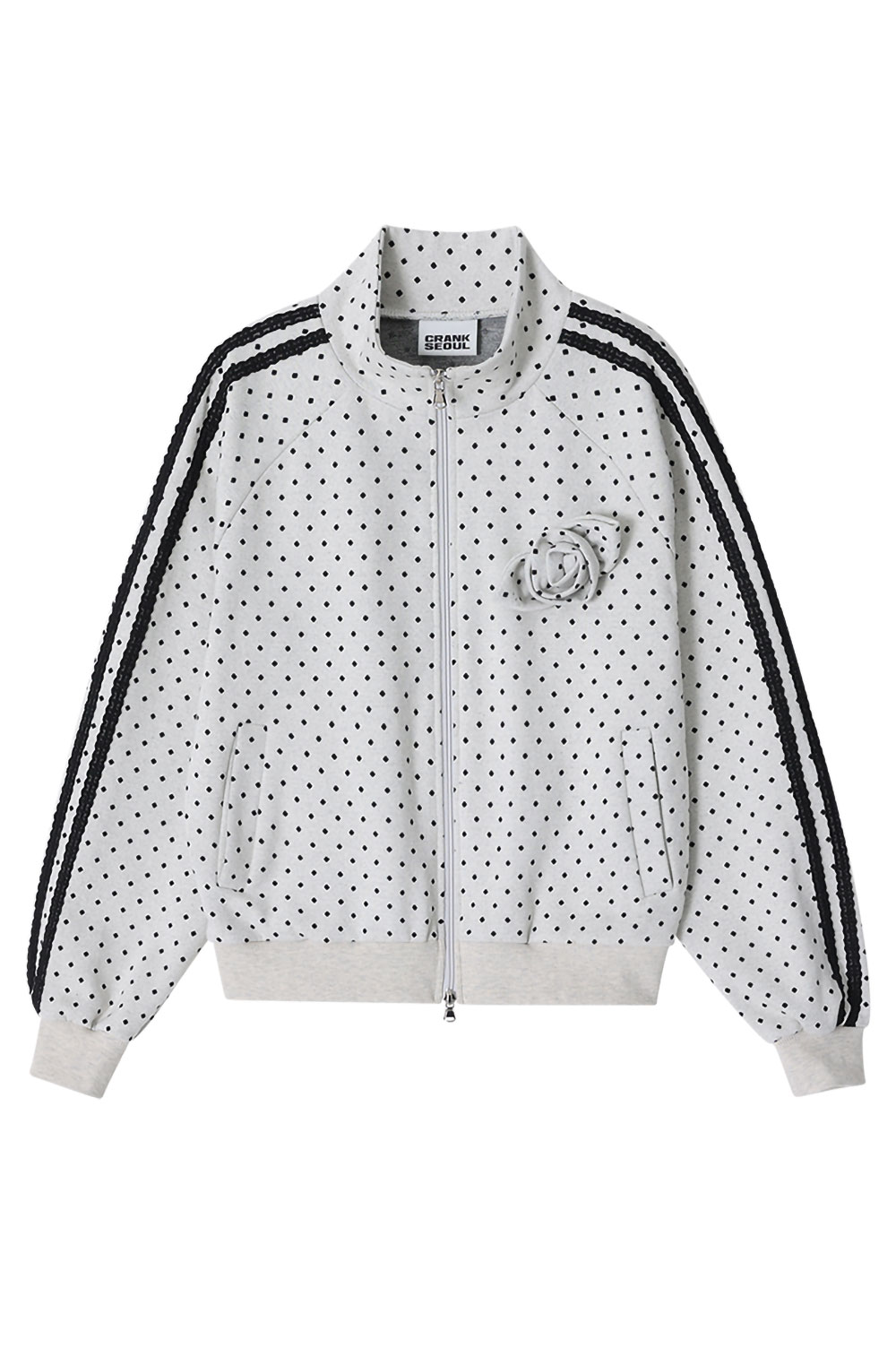 ROSE DOT TRACK JACKET - OATMEAL (BESPJK001OMF ) | セレクトショップ