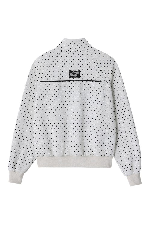 トップス CRANK Rose Dot Track Jacket_Oatmeal CRANK Rose Dot Track Jacket_Oatmeal CRANK Rose Dot Track