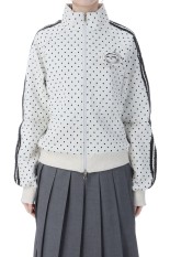 ROSE DOT TRACK JACKET  - OATMEAL  (BESPJK001OMF )