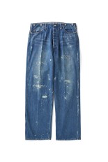 BELTLESS WAIST JEAN TROUSER990/ SCAR FACE &amp; PAINT / INDIGO (252OJ-PT14)