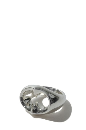 OVAL RING / SILVER