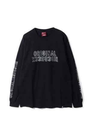 Original H&S Hooded LS Tee / Black (H30th-010426)