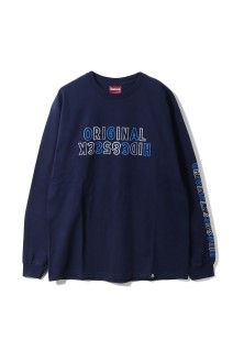 Original H&S Hooded LS Tee / Navy (H30th-010426)