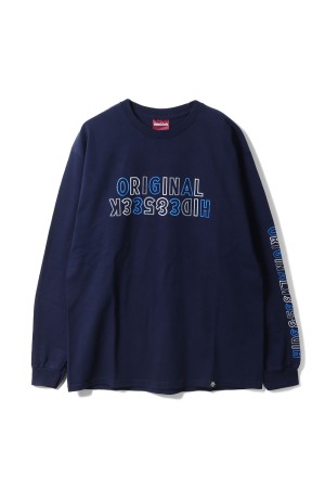 Original H&S Hooded LS Tee / Navy (H30th-010426)
