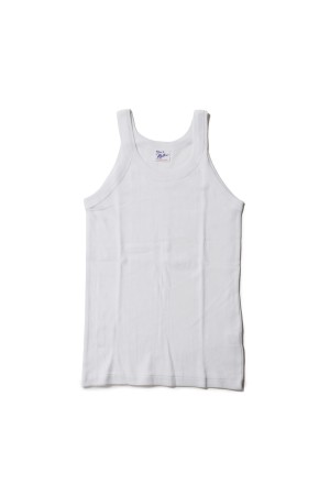 Panel ribbed Athletic tank - WHT-NG (831C)