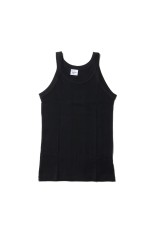 Panel ribbed Athletic tank - BLACK (831C)