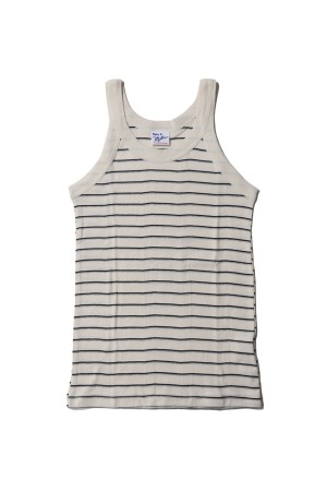 Panel ribbed Athletic tank - WHT-NG (831C)