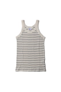 Panel ribbed Athletic tank - WHT-NG (831C)