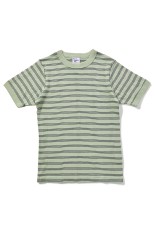Panel ribbed T-shirt - MNT-NV (849C)