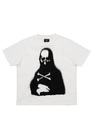 COLLABORATION TEE MONALIZA - WHITE (TRMM-001)