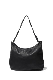 LEATHER CROSSBODY BAG, FULL GRAIN - BLKT (Q20)