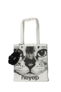 Cats Bag with Pouch Charm / WHITE(hp12525)