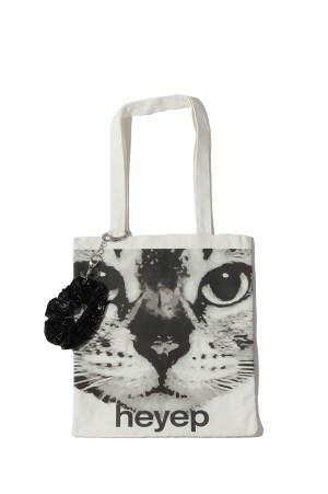 Cats Bag with Pouch Charm / WHITE(hp12525)