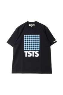 ORGANIC COTTON HALFTONE T-SHIRT - BLACK (26SMM0002)