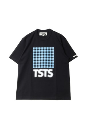 ORGANIC COTTON HALFTONE T-SHIRT - BLACK (26SMM0002)