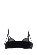 SHEER COMBINED BANDEAU BRALETTE - BLACK (FTC262-0405)