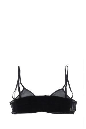 SHEER COMBINED BANDEAU BRALETTE - BLACK (FTC262-0405)