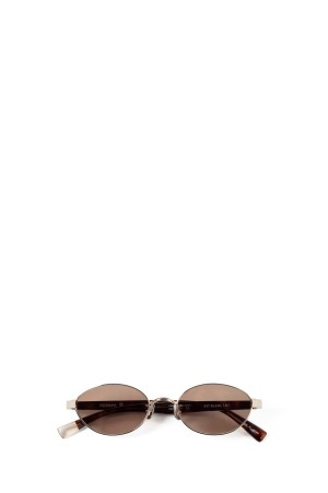 x BLANC METAL OVAL SUNGLASSES - HAVANA (FTC262-2011A)