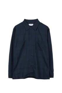 MADRAS DYDE SHIRT / NAVY