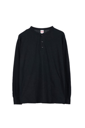 HEALTH KINT HENRY NECK LONG / BLK×NAT