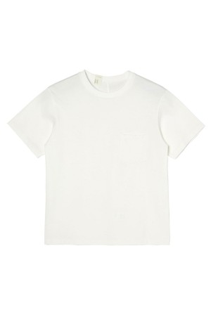 CREW NECK T-SHIRT - WHITE (16RCH-108)