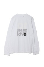 sacai Gonz ONE LOVE T-Shirt -WHITE 101- (24-0817S) | セレクト
