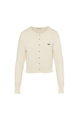Cupid in HEAVEN crochet knit cardigan - Ivory (TD-26SS-KN52)