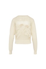 Cupid in HEAVEN crochet knit cardigan - Ivory (TD-26SS-KN52)