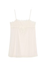 lazy ribbon sheer camisole - Ivory (TD-26SS-TP51)